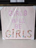 Nieuw Schilderij Meidenkamer 75x75, Ophalen of Verzenden