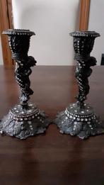 2 kandelaars met Engeltjes, Antiek en Kunst, Ophalen, Overige materialen