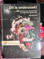 Dit is onderzoek! Ben Baarda, Ophalen of Verzenden, Gamma, Gelezen, HBO