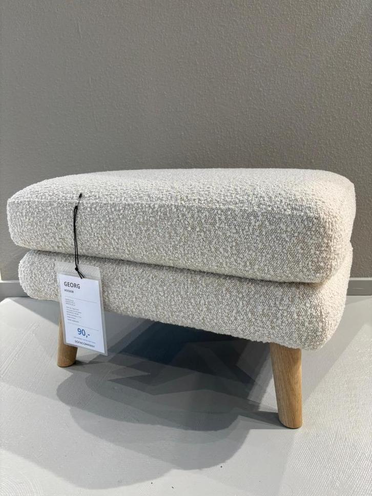 George Hocker, Huis en Inrichting, Banken | Voetenbanken en Poefen, Zo goed als nieuw, 50 tot 75 cm, 50 tot 75 cm, Vierkant, Hout