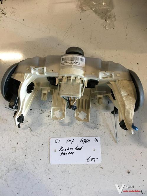 Citroen C1 Peugeot 107 Toyota Aygo 2008 Kachelbedieningspane, Auto-onderdelen, Dashboard en Schakelaars, Gebruikt, Ophalen of Verzenden