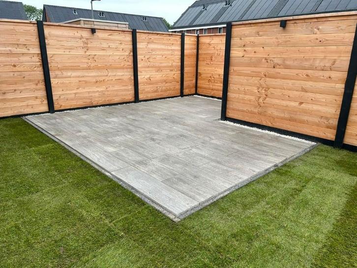 schutting, Tuin en Terras, Schuttingen, Nieuw, Hout, 1 tot 2 meter, Minder dan 3 meter, Ophalen of Verzenden