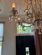 Kroonluchter - 80x90cm, Huis en Inrichting, Lampen | Kroonluchters, Ophalen of Verzenden, Gebruikt, Glas