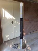 Terrasverwarmer RVS met verlichting, Tuin en Terras, Terrasverwarmers, Ophalen, Zo goed als nieuw, Elektrisch, Vloer