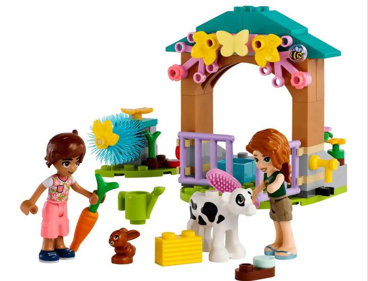 42607 Lego Friends Autumns schuur met kalfje, Kinderen en Baby's, Speelgoed | Duplo en Lego, Zo goed als nieuw, Lego, Complete set