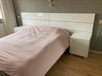 Hoofdbord SWISS SENSE, kleur wit, inclusief nachtkastjes, Ophalen, Zo goed als nieuw, Hout, 65 cm of meer