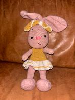 Gehaakt Konijn Knuffel - Handgemaakt, Ophalen of Verzenden, Zo goed als nieuw, Konijn