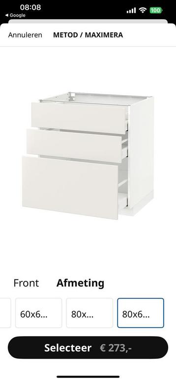 Keuken onderkast metod gevraagd