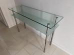 Side table, Huis en Inrichting, Ophalen, Gebruikt, 100 tot 150 cm, Glas