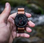 MVMT Herenhorloge - Leer Band, Sieraden, Tassen en Uiterlijk, Horloges | Heren, Overige merken, Overige materialen, Polshorloge