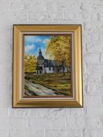 Schilderij- Emmanuel Henry: Le Chapelle, Antiek en Kunst, Ophalen of Verzenden