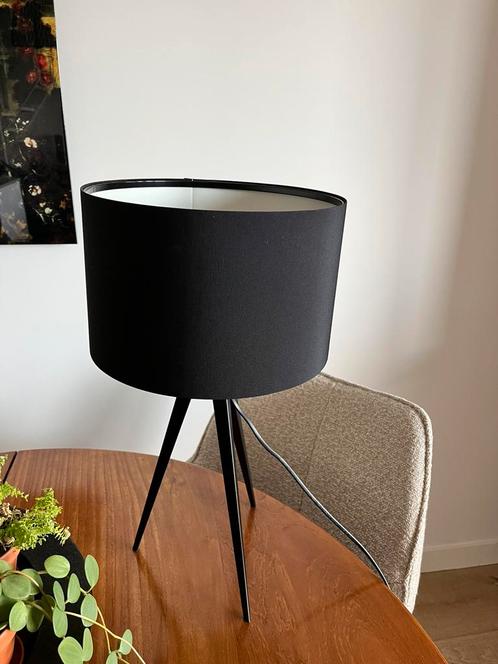 ZUIVER TRIPOD TAFELLAMP, Huis en Inrichting, Lampen | Tafellampen, Zo goed als nieuw, Minder dan 50 cm, Metaal, Stof, Ophalen of Verzenden