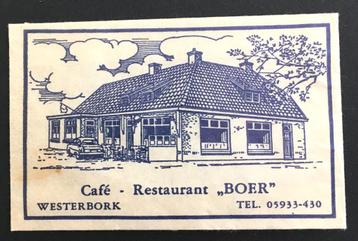 Cafe Restaurant "Boer" te Westerbork  (Drenthe) beschikbaar voor biedingen