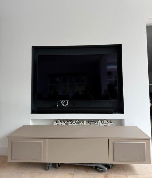 Op maat gemaakt tv kast + bowers &wilkins speakers, Huis en Inrichting, Kasten | Televisiemeubels, Nieuw, Minder dan 100 cm, 150 tot 200 cm