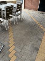 Gratis Terrastegels - 20m2, Tuin en Terras, Ophalen, Gebruikt, 10 m² of meer, Beton