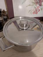 Simtronic Pan - 22cm Diep, Kookpan of Snelkookpan, Gebruikt, Ophalen of Verzenden, Rvs