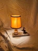 Art Deco Bureau- of Nachtlampje – Marmer & Brons-look –, Ophalen of Verzenden