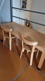 2 Kleuterstoeltjes blank houten scandinavisch?vintage/design, Ophalen, Zo goed als nieuw, Stoel(en)