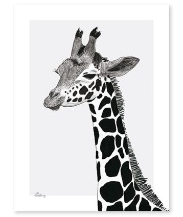 Kinderposter Giraffe Lilipinso beschikbaar voor biedingen