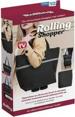 Rolling shopper, Verzenden, Nieuw, Zwart, 30 cm of meer