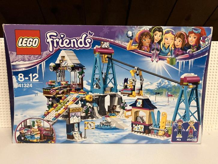 Lego Friends Wintersport skilift (41324), Kinderen en Baby's, Speelgoed | Duplo en Lego, Gebruikt, Lego, Complete set, Ophalen of Verzenden