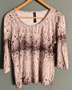 Sao Paulo Shirt met slangenprint - Maat 46, Beige, Maat 46/48 (XL) of groter, Ophalen of Verzenden, Zo goed als nieuw