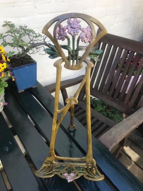 prachtige schilderij/ foto-houder, gietijzer, Jugendstil, Antiek en Kunst, Curiosa en Brocante, Ophalen of Verzenden