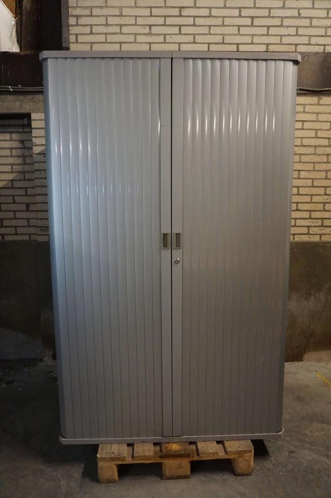 Gispen archiefkast roldeurkast kantoorkast gereedschapskast, Huis en Inrichting, Kasten | Roldeurkasten en Archiefkasten, Gebruikt