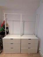 2x IKEA Nordli Ladekasten met Hangrek - Vraagprijs per stuk, Huis en Inrichting, Ophalen, Kunststof, 50 tot 100 cm, Zo goed als nieuw
