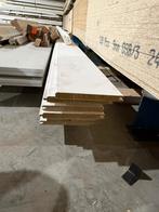 Restpartij 9 stuks grenen vellingdelen planken gegrond, Doe-het-zelf en Verbouw, Hout en Planken, Minder dan 25 mm, Grenen, Ophalen of Verzenden