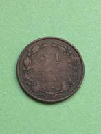2 1/2 cent 1883, Nederland., Postzegels en Munten, Munten | Nederland, Koningin Wilhelmina, Losse munt, Verzenden