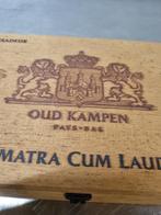 Sigarenkistje sumatra cum laude oud kampen, Ophalen of Verzenden