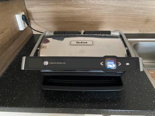 Tefal Optigrill Elite XL met bakplaat GC760D12/79A-4122, Witgoed en Apparatuur, Contactgrills, Nieuw, Ophalen