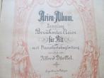 ARIEN ALBUM FÜR ALT-, Zang, Gebruikt, Klassiek, Ophalen of Verzenden