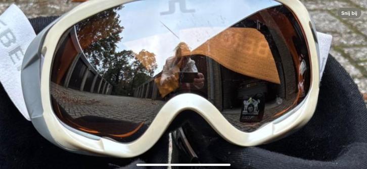 Skibril dames wit, merk Lindeberg, Sport en Fitness, Skiën en Langlaufen, Gebruikt, Overige typen, Overige merken, Minder dan 100 cm