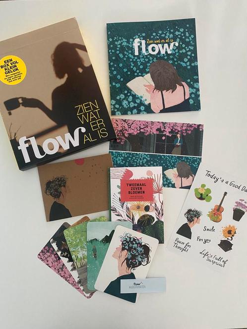 Flow Klein geluk box - Zien wat er al is, Boeken, Tijdschriften en Kranten, Zo goed als nieuw, Damesbladen, Ophalen of Verzenden