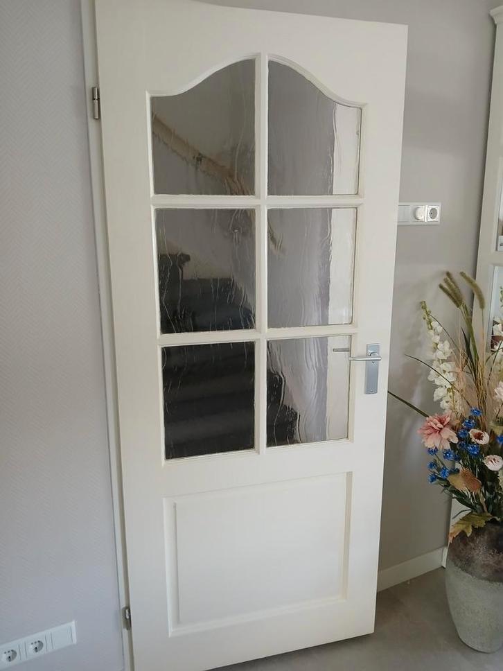 Linksdraaiende massieve binnendeur 83x200, Doe-het-zelf en Verbouw, Deuren en Horren, Gebruikt, Binnendeur, 200 tot 215 cm, 80 tot 100 cm