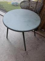 Tuin-/balkontafeltje., Tuin en Terras, Tuintafels, Ophalen, Gebruikt, Rond, Metaal