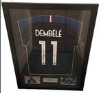 Gesigneerd Dembélé PSG Shirt #11 - Ingelijst met COA!, Ophalen of Verzenden, Nieuw, Shirt