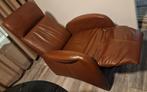 Leren Relaxfauteuil, Huis en Inrichting, Ophalen, Minder dan 75 cm, Leer, Zo goed als nieuw