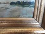 C Vredenburg (?) klassiek schilderij / water-landschap, Ophalen of Verzenden