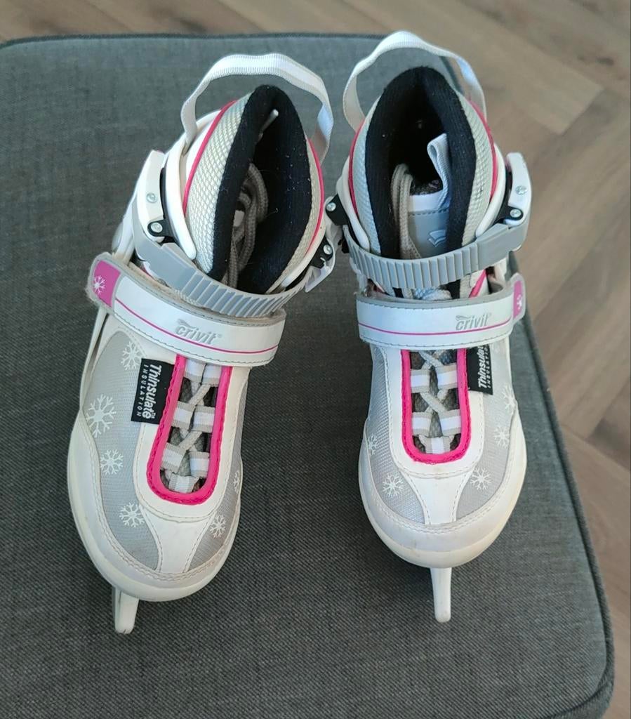 Crivit Kinderschaatsen verstelbaar maat 28-32, Ophalen, Zo goed als nieuw, IJshockeyschaatsen, Overige merken