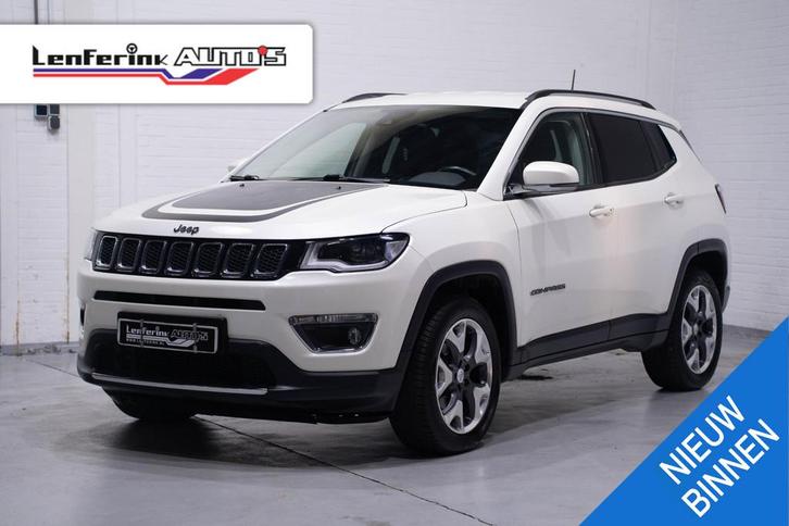 Jeep Compass 2.0 MultiJet 4x4 Limited Grijs Kenteken 2p Navi, Auto's, Jeep, Bedrijf, Te koop, Compass, 4x4, ABS, Airbags, Airconditioning