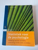 Statistiek voor Psychologie - Jules Ellis, Boeken, Ophalen of Verzenden, Gamma, Zo goed als nieuw, WO