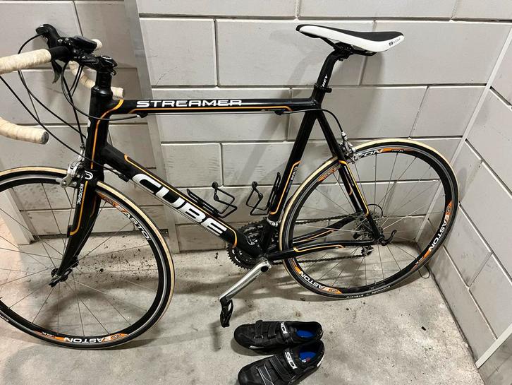 Cube Streamer Racefiets frame 59/60cm + klikschoenen maat 46, Fietsen en Brommers, Fietsen | Racefietsen, Gebruikt, Heren, Overige merken
