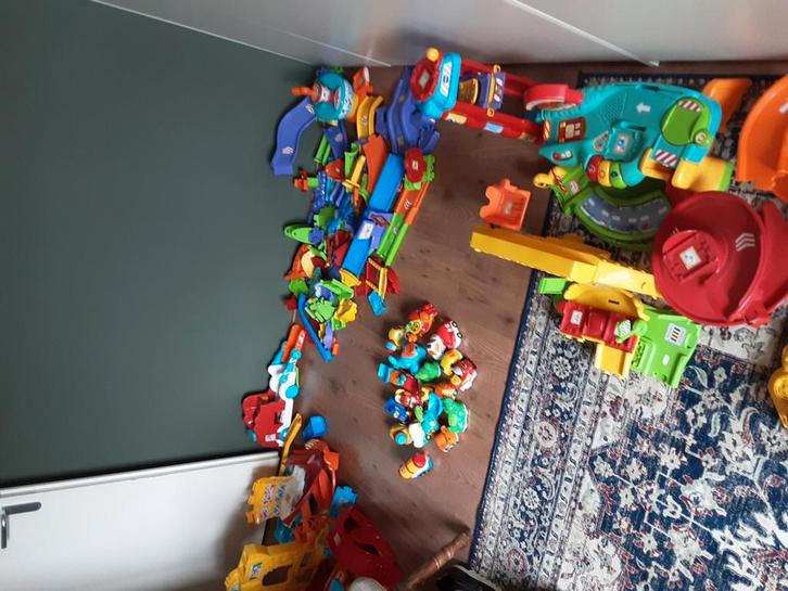 VTech Zoef Zoef dieren en Toet Toet auto's, Kinderen en Baby's, Speelgoed | Bouwstenen, Zo goed als nieuw, Ophalen