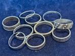 10 zilveren ringen, Ophalen of Verzenden, Zo goed als nieuw, Nvt, Dame