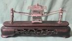 Miniatuur Chinese zilveren draagkoets, Ophalen of Verzenden, Zilver