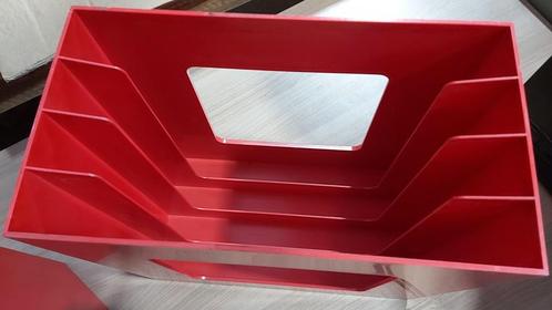 Vinyl opbergboxen,koppelbaar hard plastic voor ±48 stuks 12", Cd's en Dvd's, Vinyl | Overige Vinyl, Gebruikt, 12 inch, Ophalen
