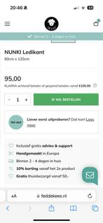 Nunki laken, Ophalen, Ledikant